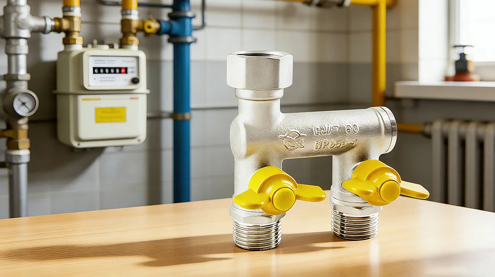 Anvendelses- og arbejdsprincippet for tre-vejs gasventil.