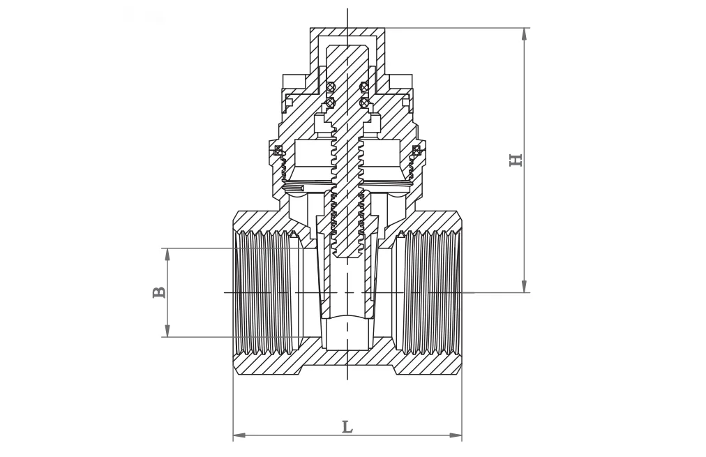 Medium-Duty Lockable Gate Valve